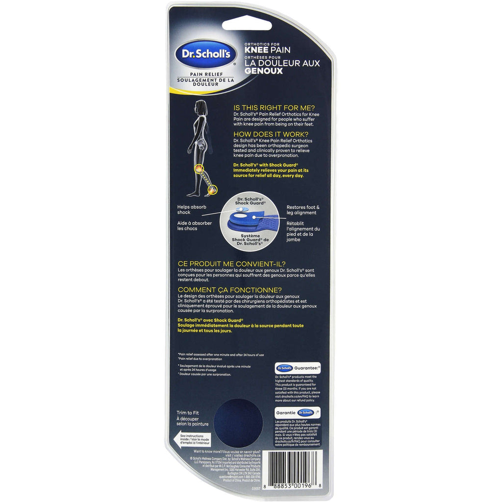 Dr. Scholl’s® Knee Pain Relief Orthotics, Women's, Sizes 6-10