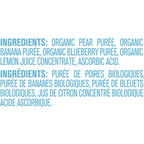 Organic Purée Pear Banana Blueberry Baby Food