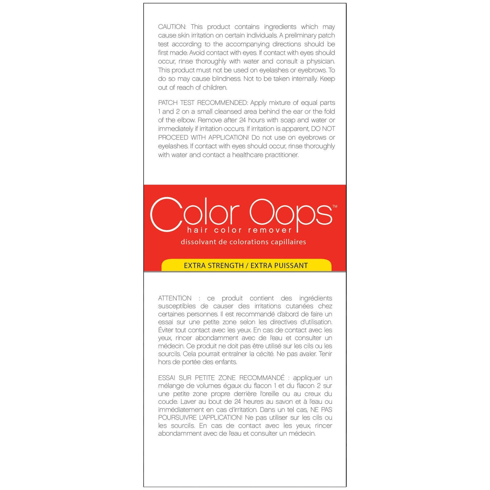 Color Oops Extra Strength