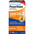 PreserVision Eye Vitamin & Mineral Supplements AREDS 2 Formula 60 Soft Gels