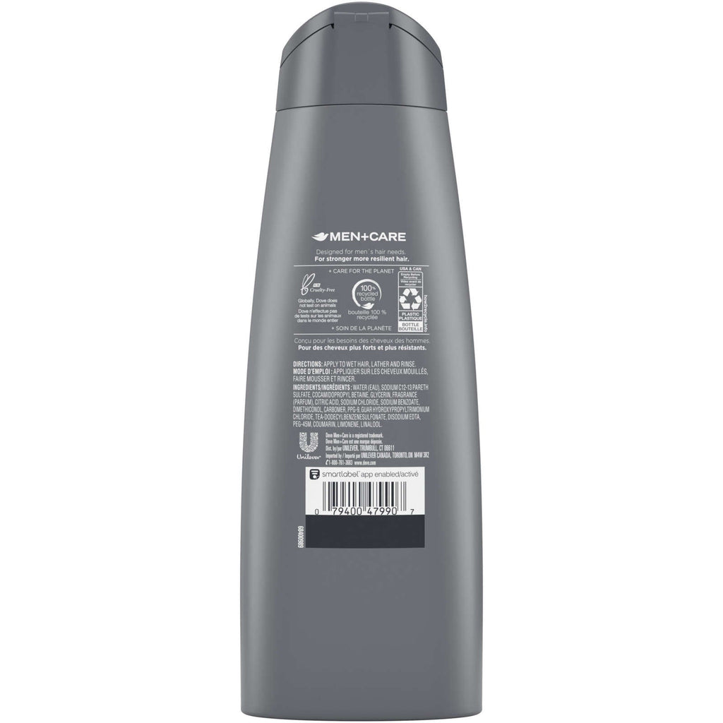 Dove Men+Care  2 in 1 Shampoo & Conditioner ,For Clean And Protected Hair Defense, For Stronger, Healthy Hair Everyday 355 ml