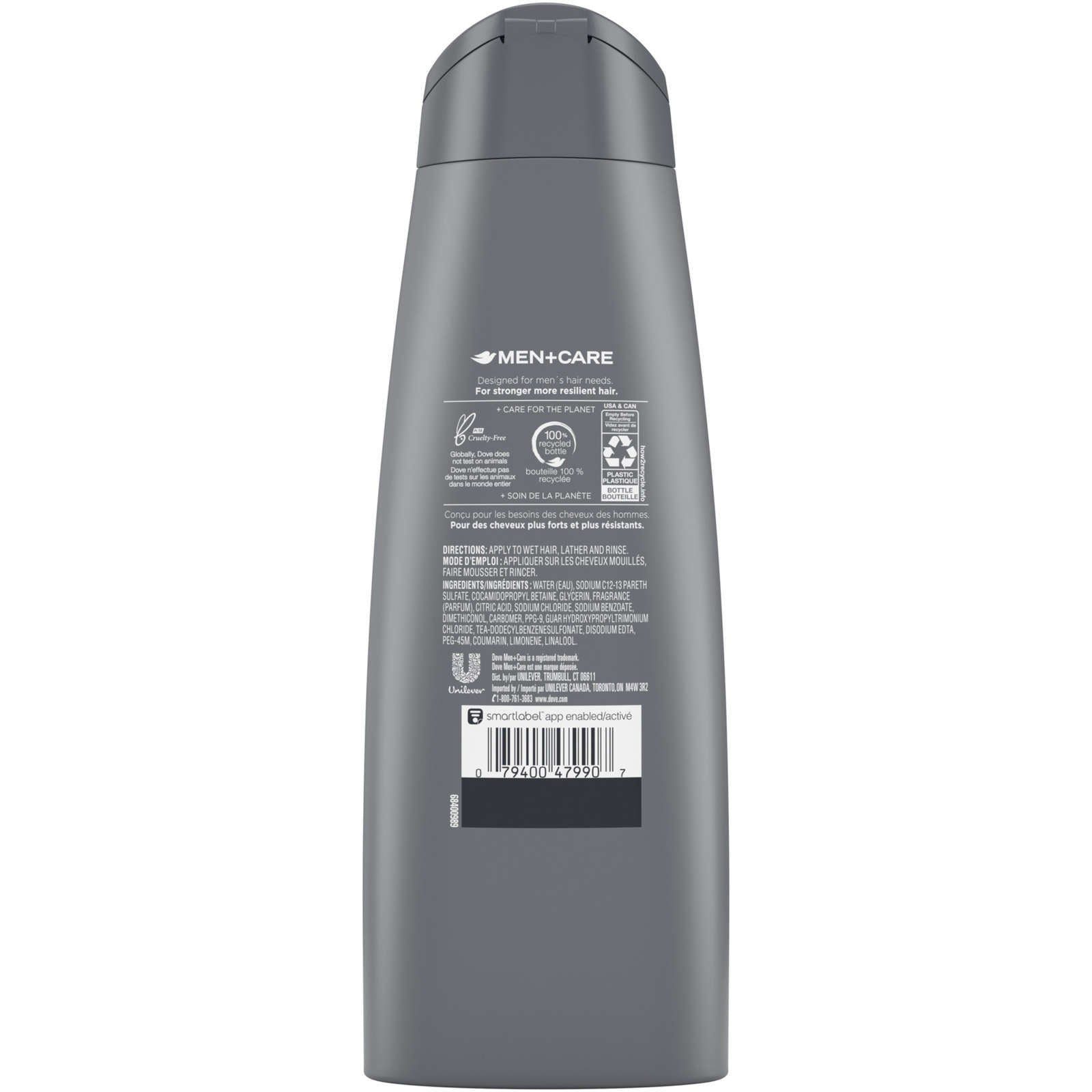 Dove Men+Care  2 in 1 Shampoo & Conditioner ,For Clean And Protected Hair Defense, For Stronger, Healthy Hair Everyday 355 ml