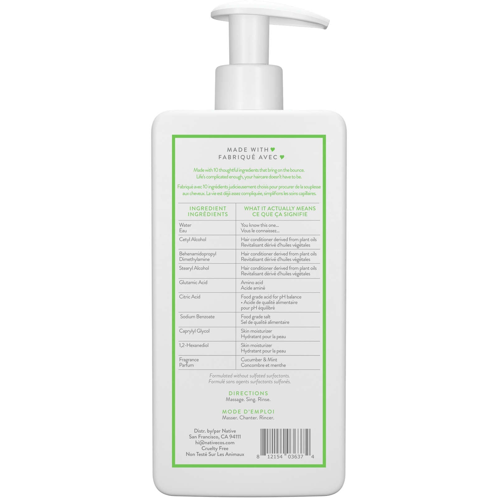 Cucumber & Mint Volumizing Conditioner