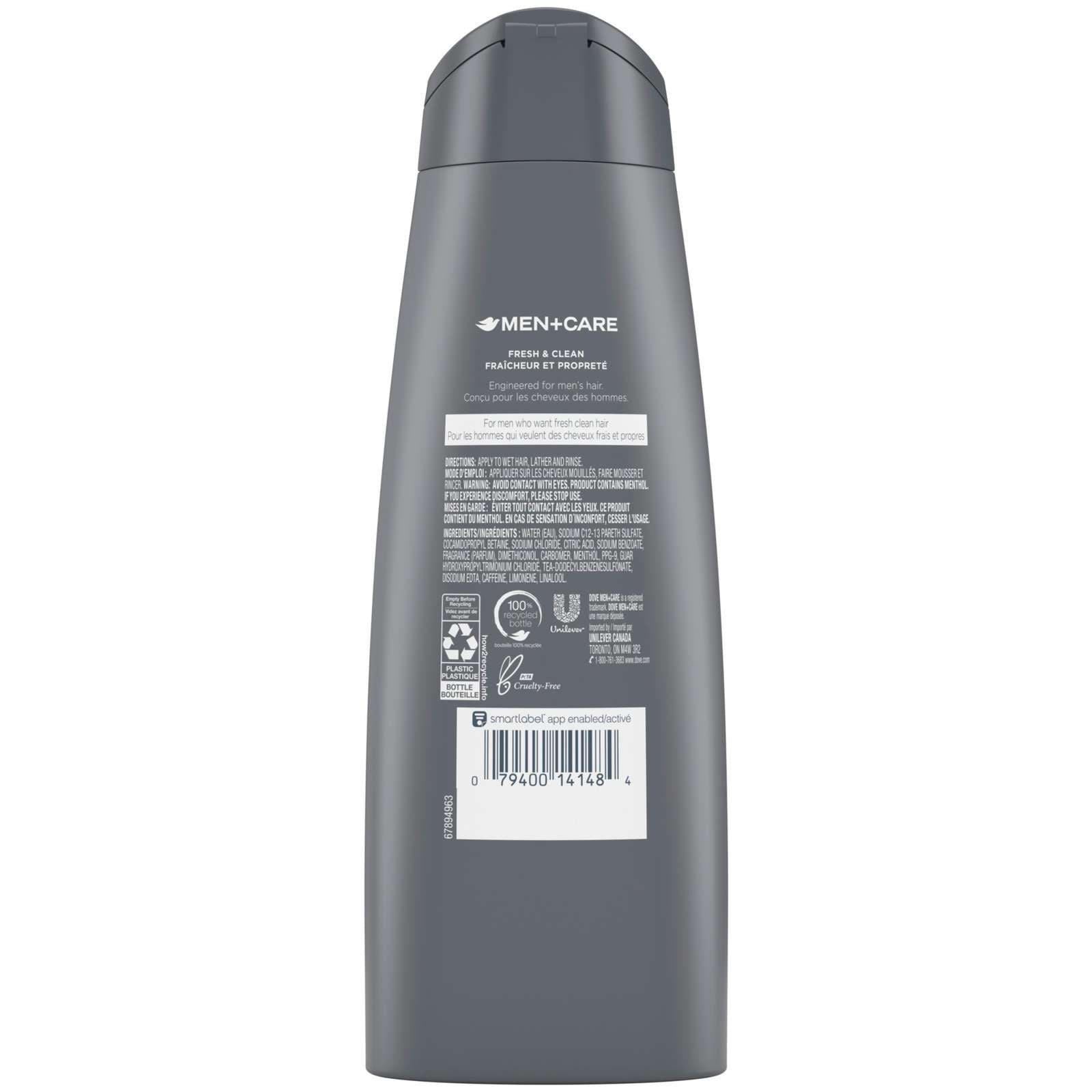 Dove Men+Care 2in1 Shampoo + Conditioner Fresh Clean 355ml