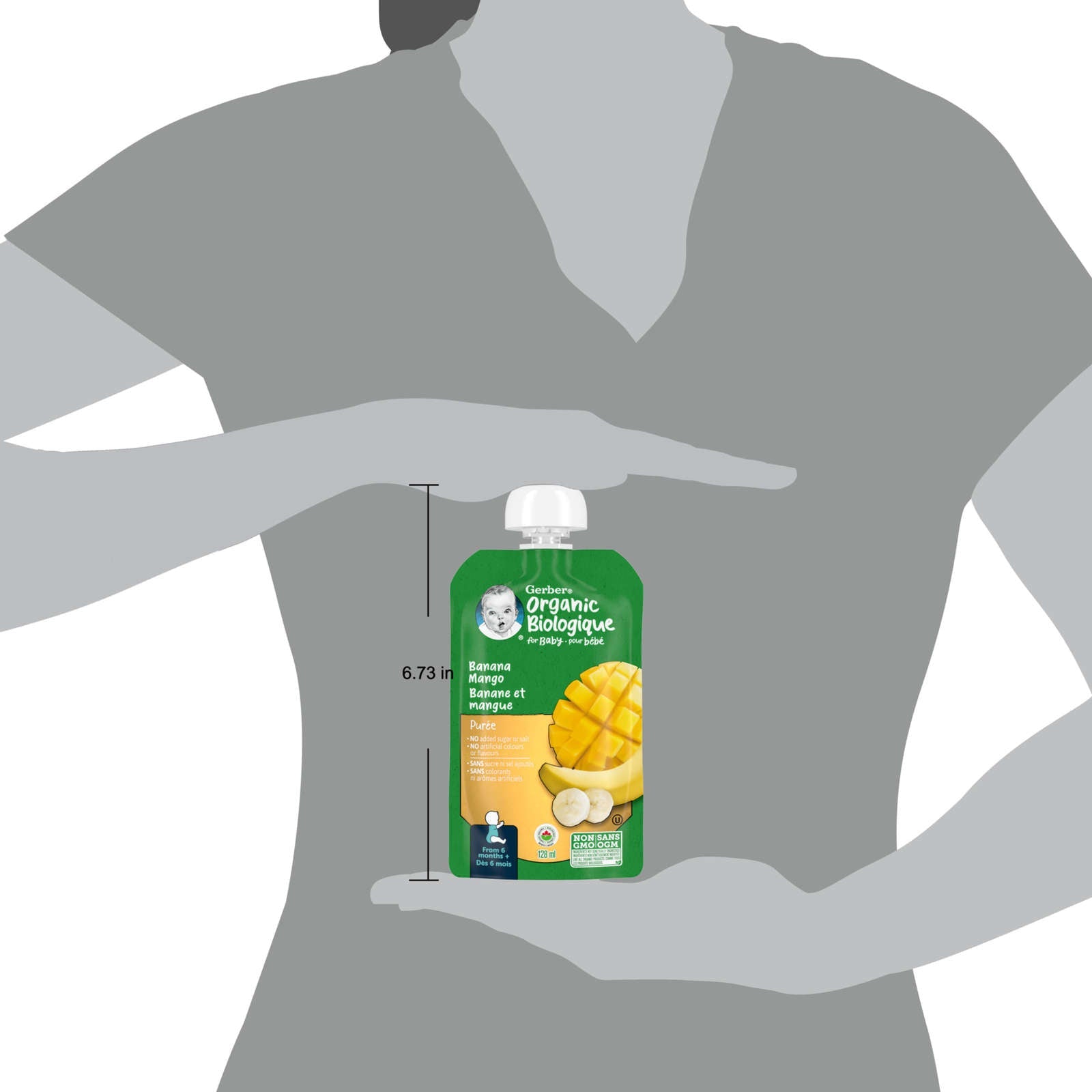 Organic Purée Banana Mango Baby Food