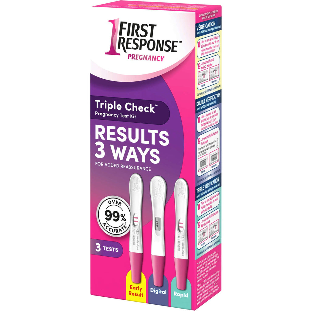 Triple Check Pregnancy Test Kit