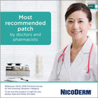 NICODERM® Stop Smoking System, STEP 1, 14 clear patches (one patch daily) 21 mg/day