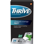 Thrive Gum 4mg Extra Strength Nicotine Replacement Cool Mint  36 count