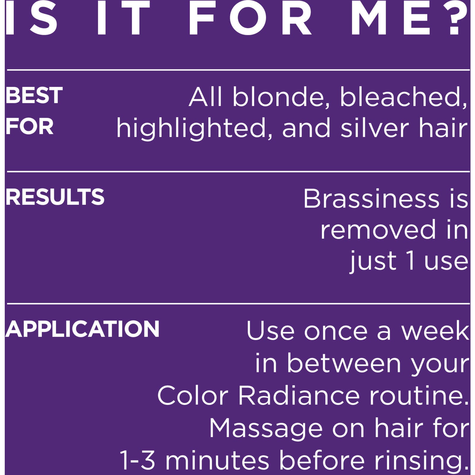 Color Radiance Purple Shampoo