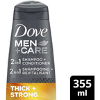 Dove Men+Care Fortifying 2-in-1 Shampoo & Conditioner Thick and Strong 355ml