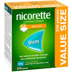 Nicotine Gum, Quit Smoking Aid, fresh Fruit, 4mg