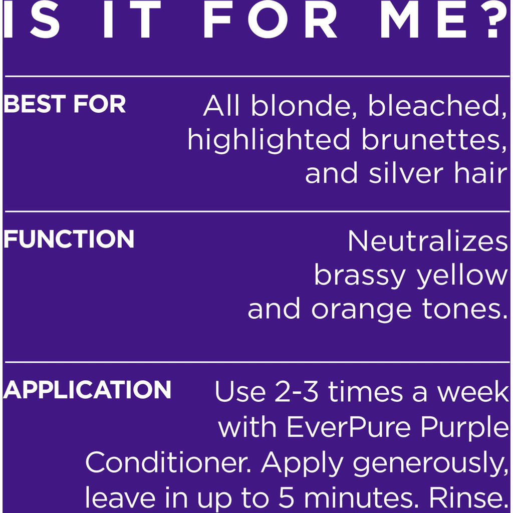 EverPure Brass Toning Purple Shampoo