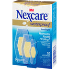 Nexcare™ Advanced Healing Waterproof Hydrocolloid Bandages, Ast. Sizes, 10 pk