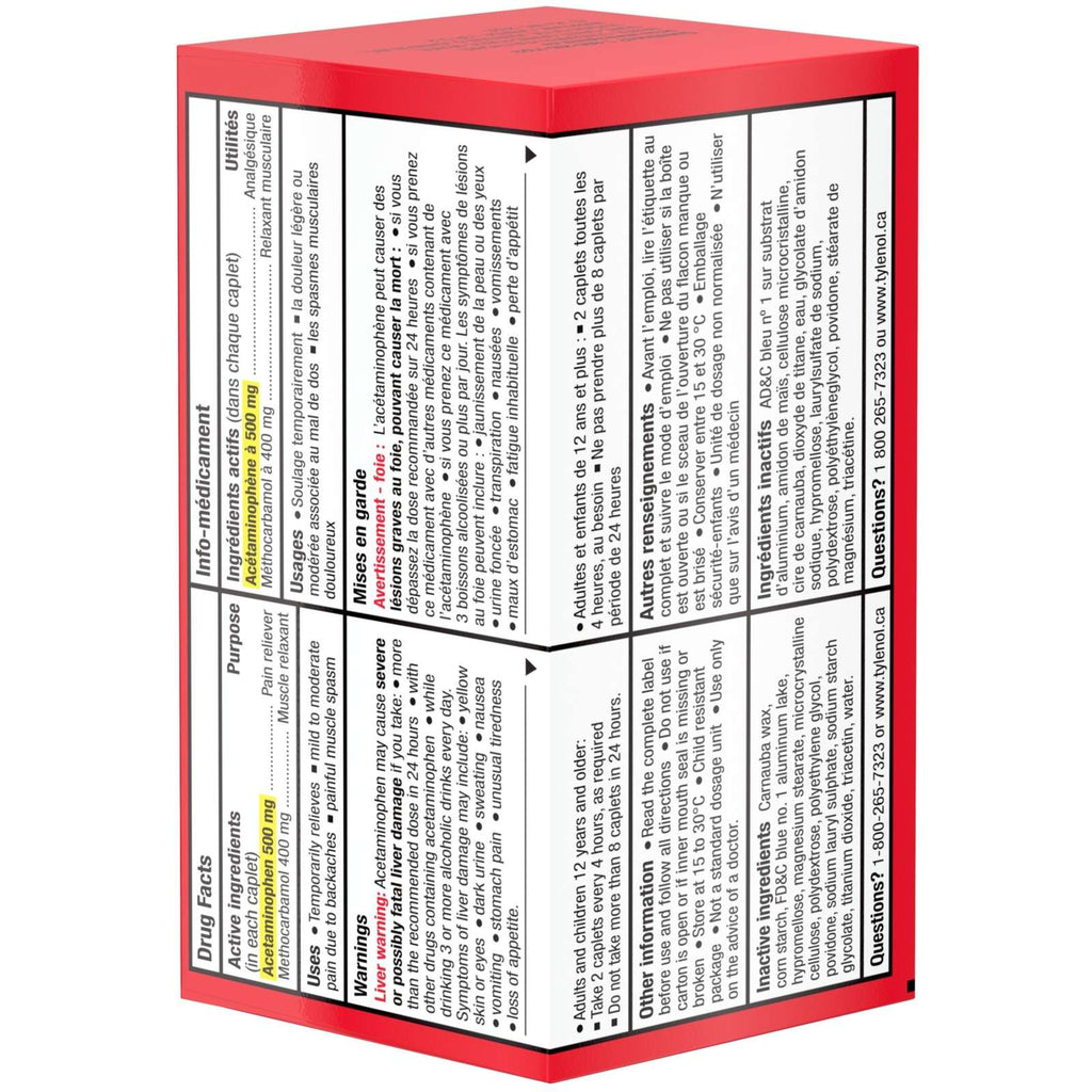 Extra Strength Back Pain Relief & Muscle Relaxant