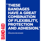 BAND-AID® Brand Flexible Fabric Adhesive Bandages, Assorted Sizes, 50 Count