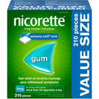 Nicotine Gum, Quit Smoking Aid, Extreme Chill, 4 mg