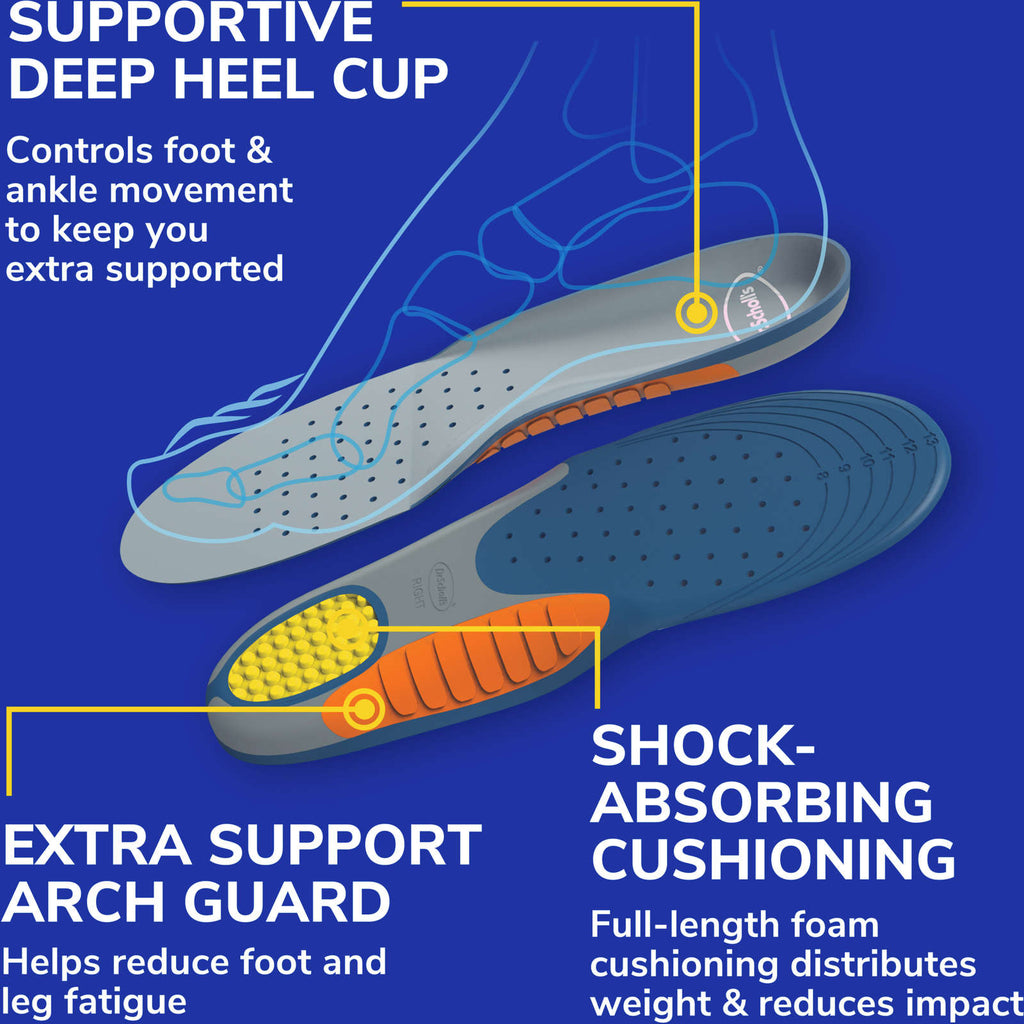 Dr. Scholl’s® Pain Relief Orthotics For Heavy Duty Support, Men's, Sizes 8-14