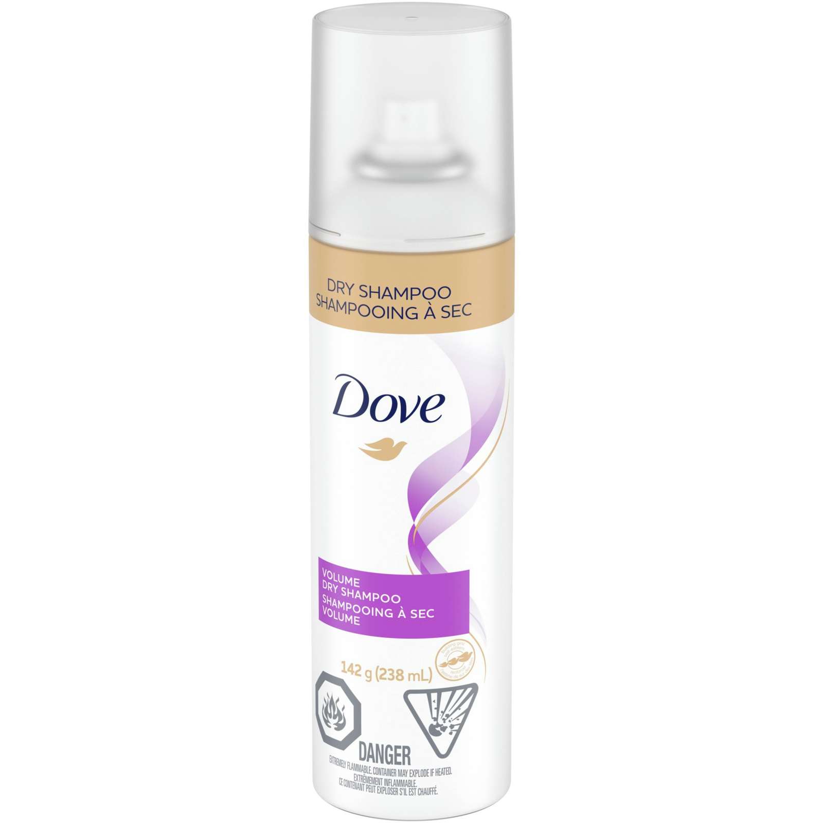 Dove Dry Shampoo care for in between washes Volume & Fullness weightless formula 142 g