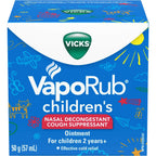 VapoRub Children’s Nasal Decongestant Cough Suppressant Ointment