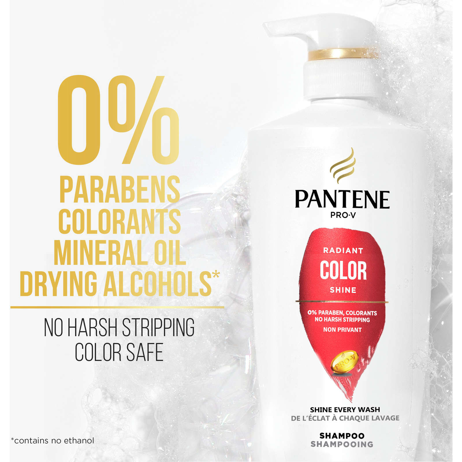 PRO-V Radiant Color Shine Shampoo, 17.9oz/530mL