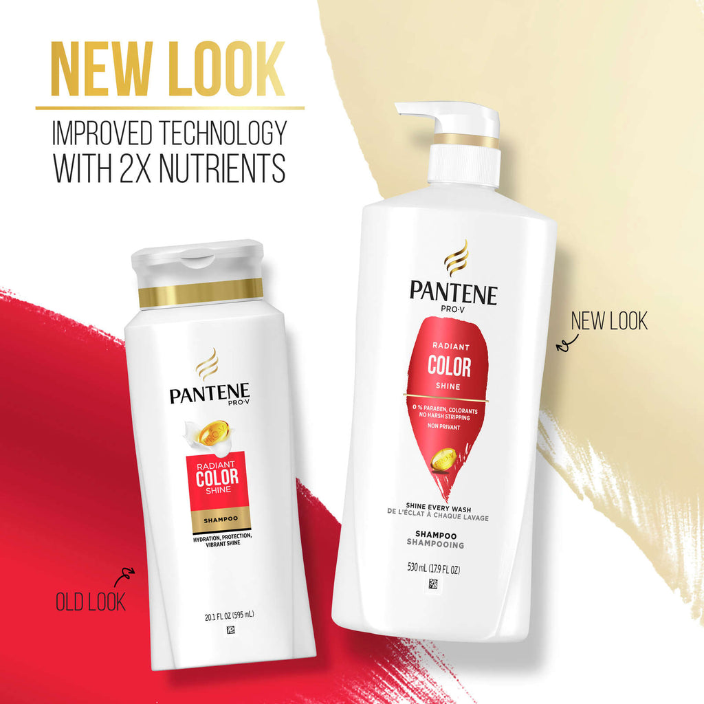 PRO-V Radiant Color Shine Shampoo, 17.9oz/530mL