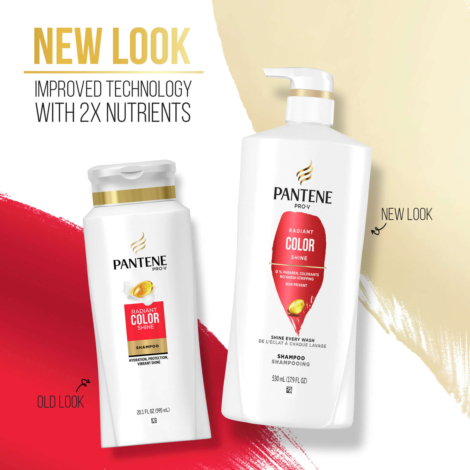 PRO-V Radiant Color Shine Shampoo, 17.9oz/530mL