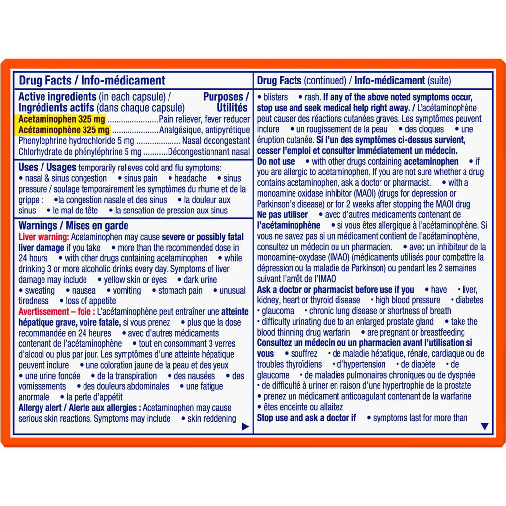 DayQuil Sinus Liquid Capsules, 24 Count