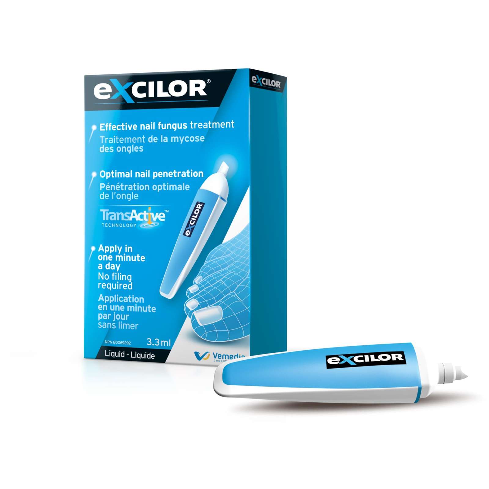 Liquid Effective Nail Fungus Treatment - Pen Format 3.3 ml