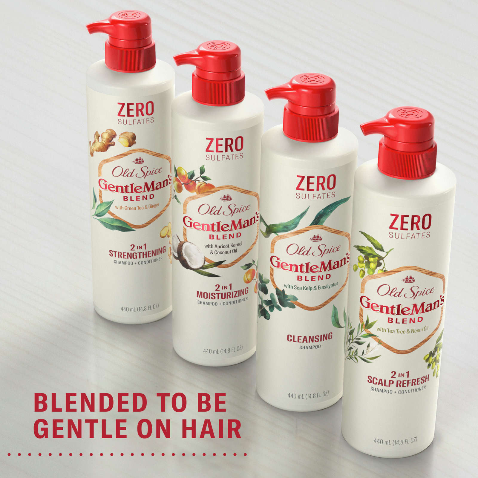 Gentleman’s Blend with Apricot Kernel & Coconut Oil, 2in1 Moisturizing Shampoo and Conditioner