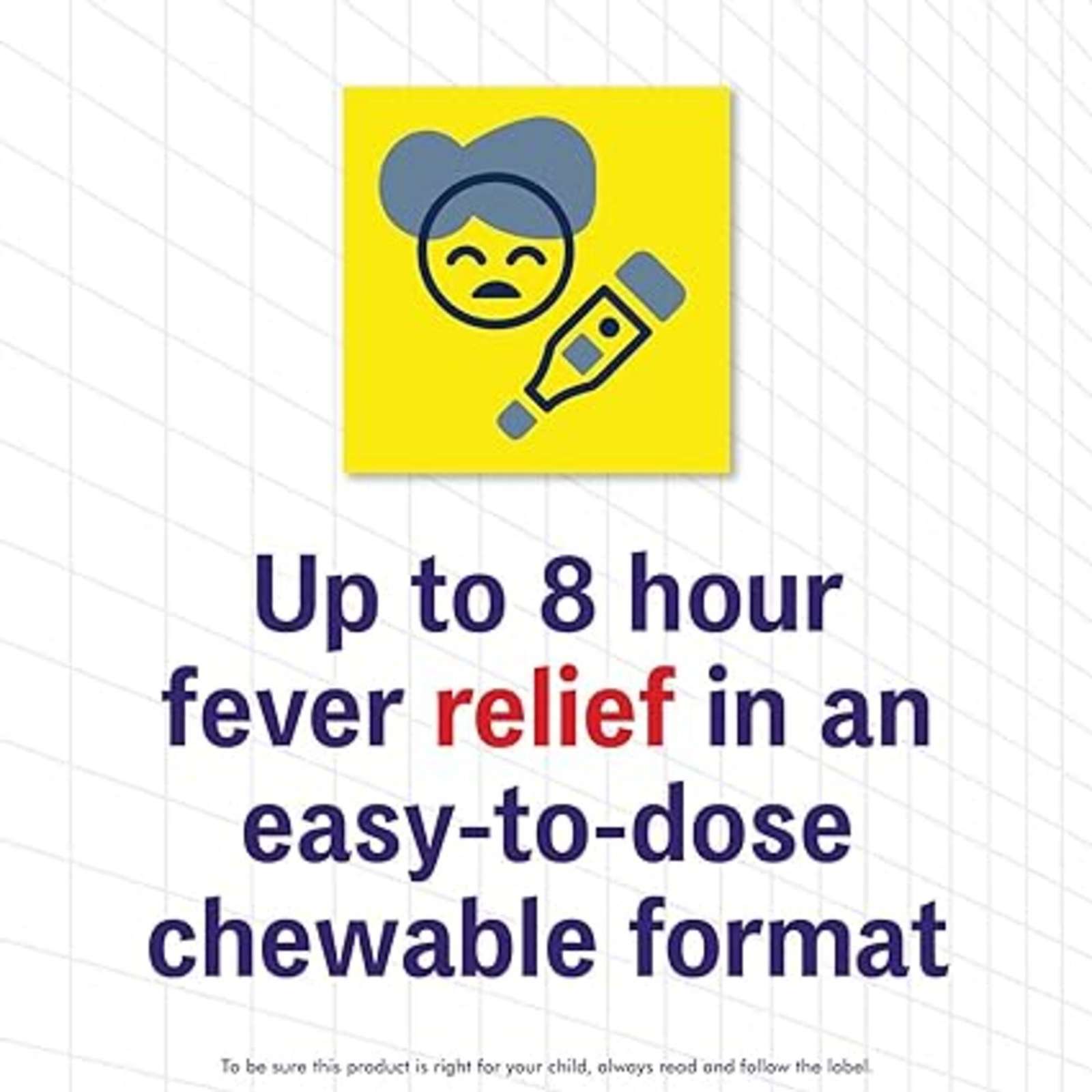 Junior Strength Advil Pain Reliever and Fever Reducer Ibuprofen Chewable Tablets, Fruit, 20 Count