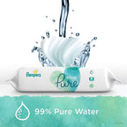 Pampers Aqua Pure Sensitive Baby Wipes 1X Pop-Top 56 Count