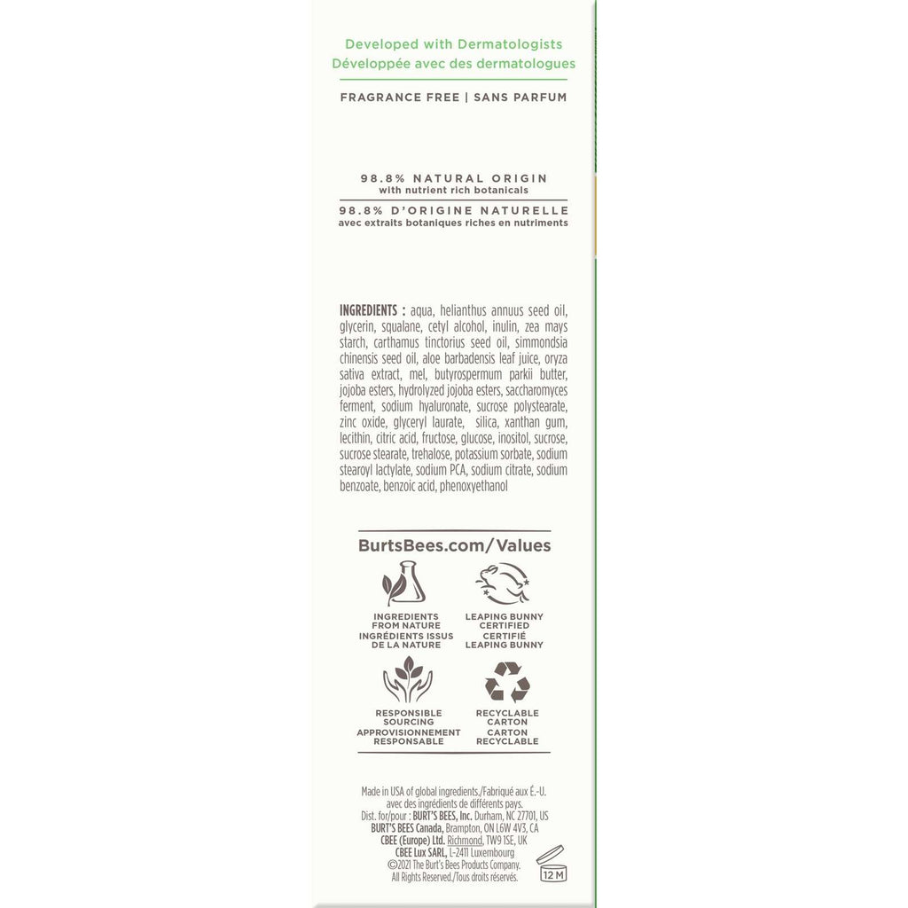 sensitive Solutions Gentle Day Lotion, Face Moisturizer for Sensitive Skin with Aloe and Rice Milk, 98.8% Natural Origin, Developed with Dermatologists, 51g