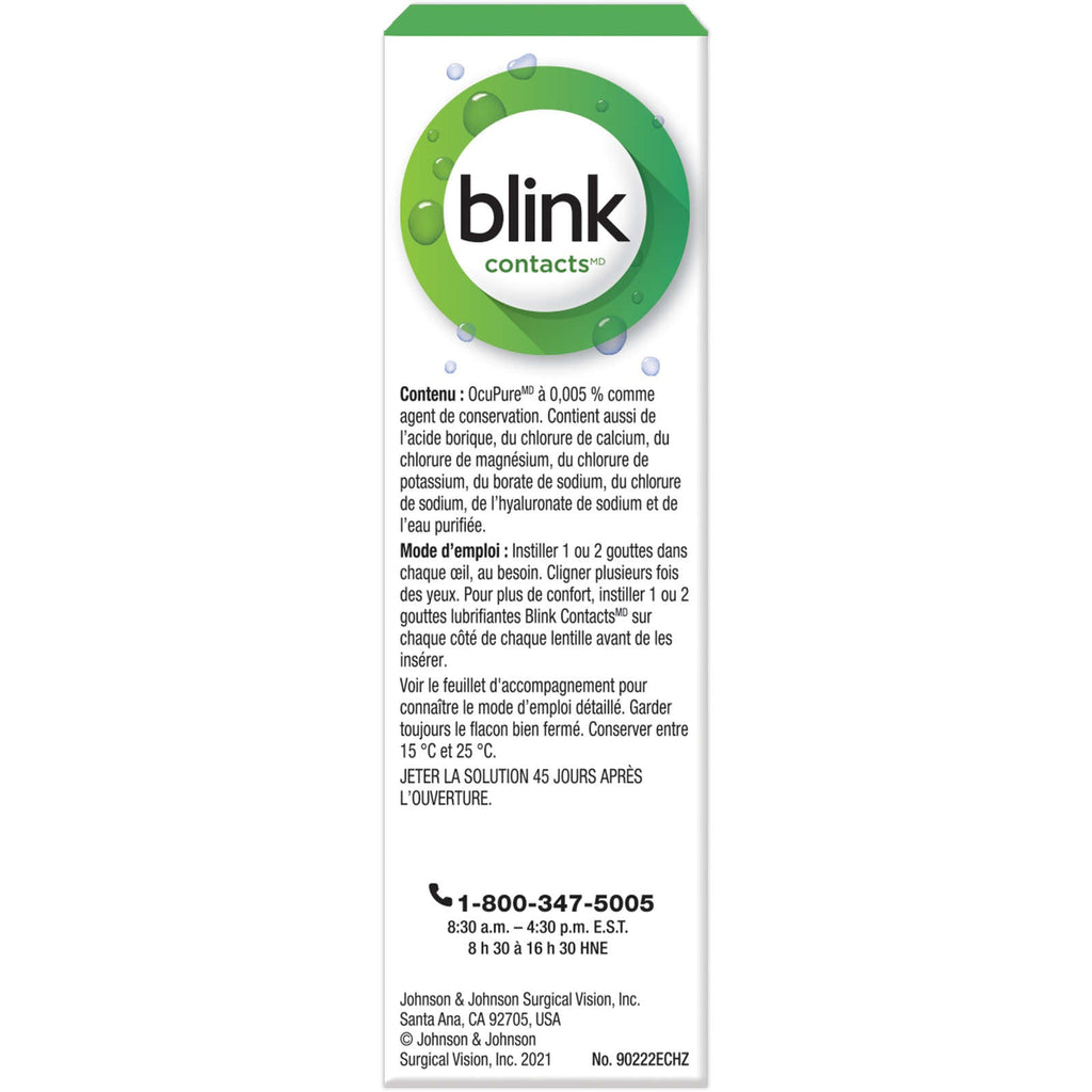 Blink Contacts Lubricating Drops