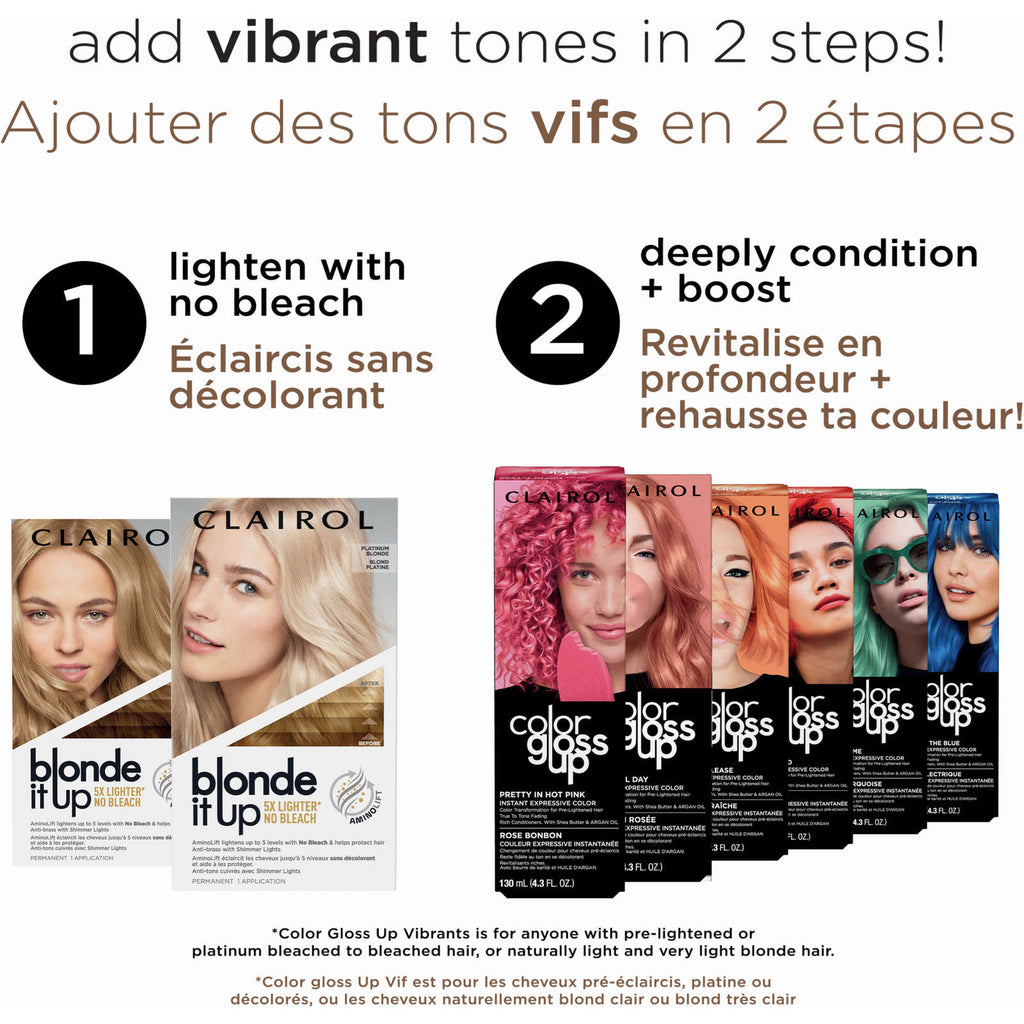 Color Gloss Up, Temporary Hair Dye, Hair Gloss Treatment at home