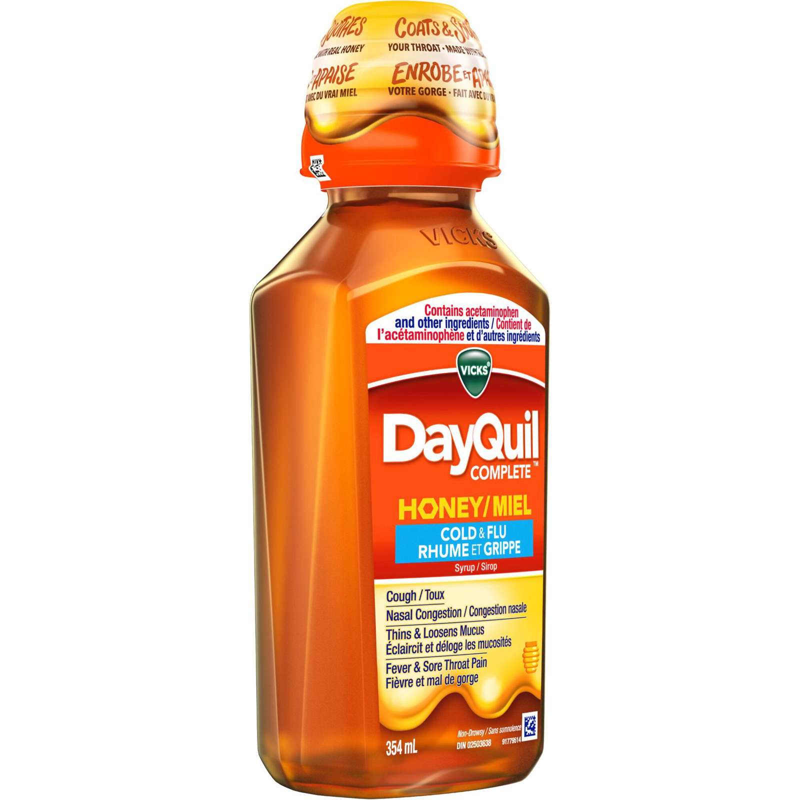 Vicks DayQuil Complete Honey Cold & Flu