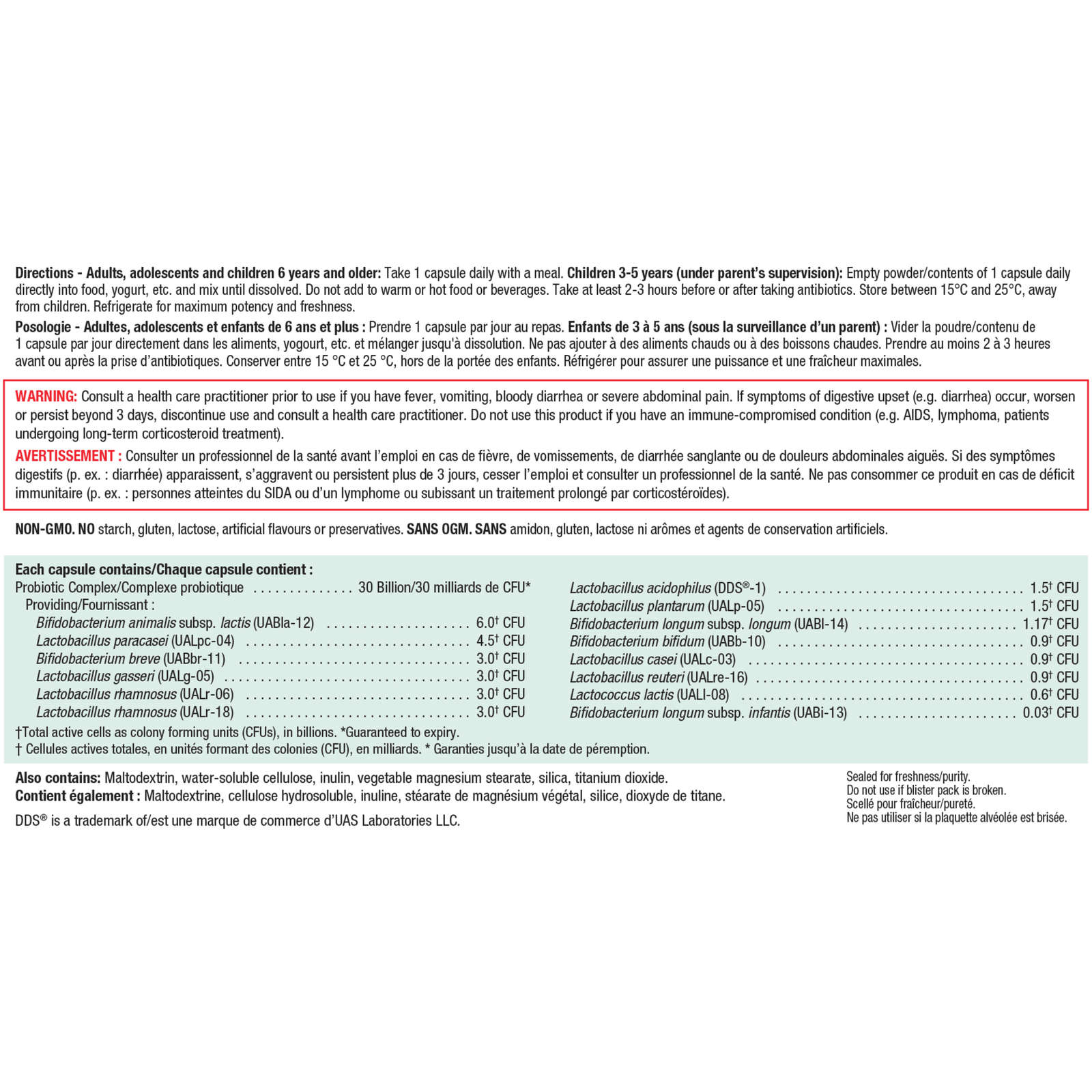 30 Billion Probiotic
