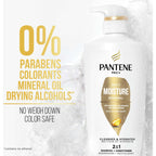 PRO-V Daily Moisture Renewal 2 in 1 Shampoo + Conditioner, 17.9 oz/530mL