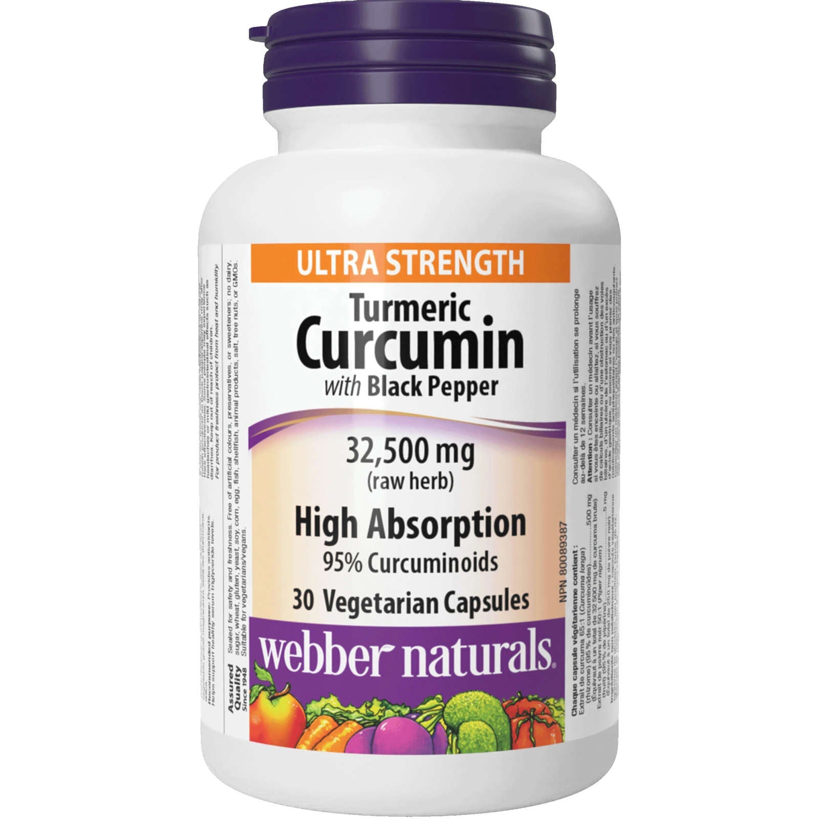 Turmeric Curcumin Ultra Strength with Black Pepper 32,500 mg (raw herb)