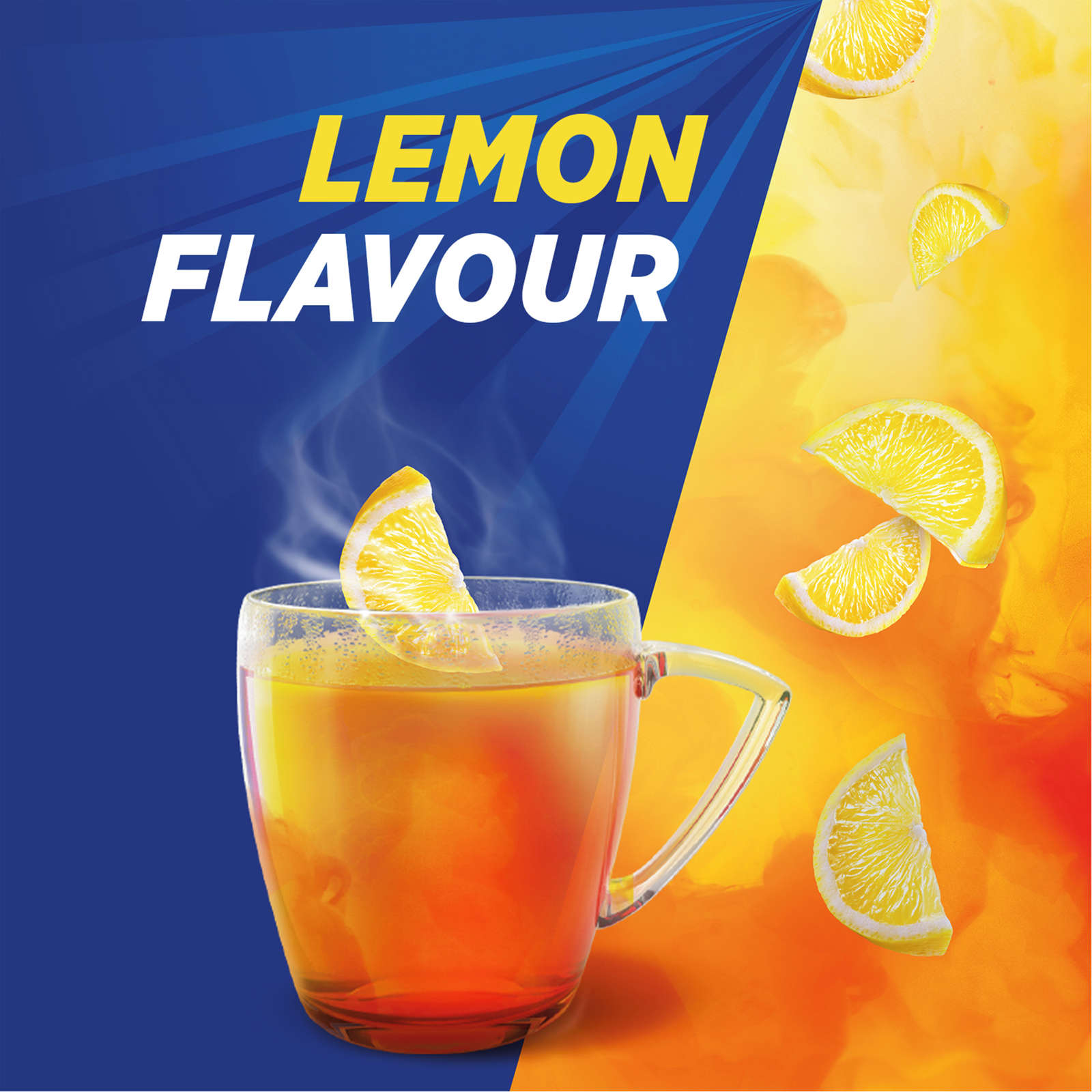 NeoCitran Cold & Congestion Hot Liquid Medication Non-Drowsy Extra Strength Lemon 10 pack