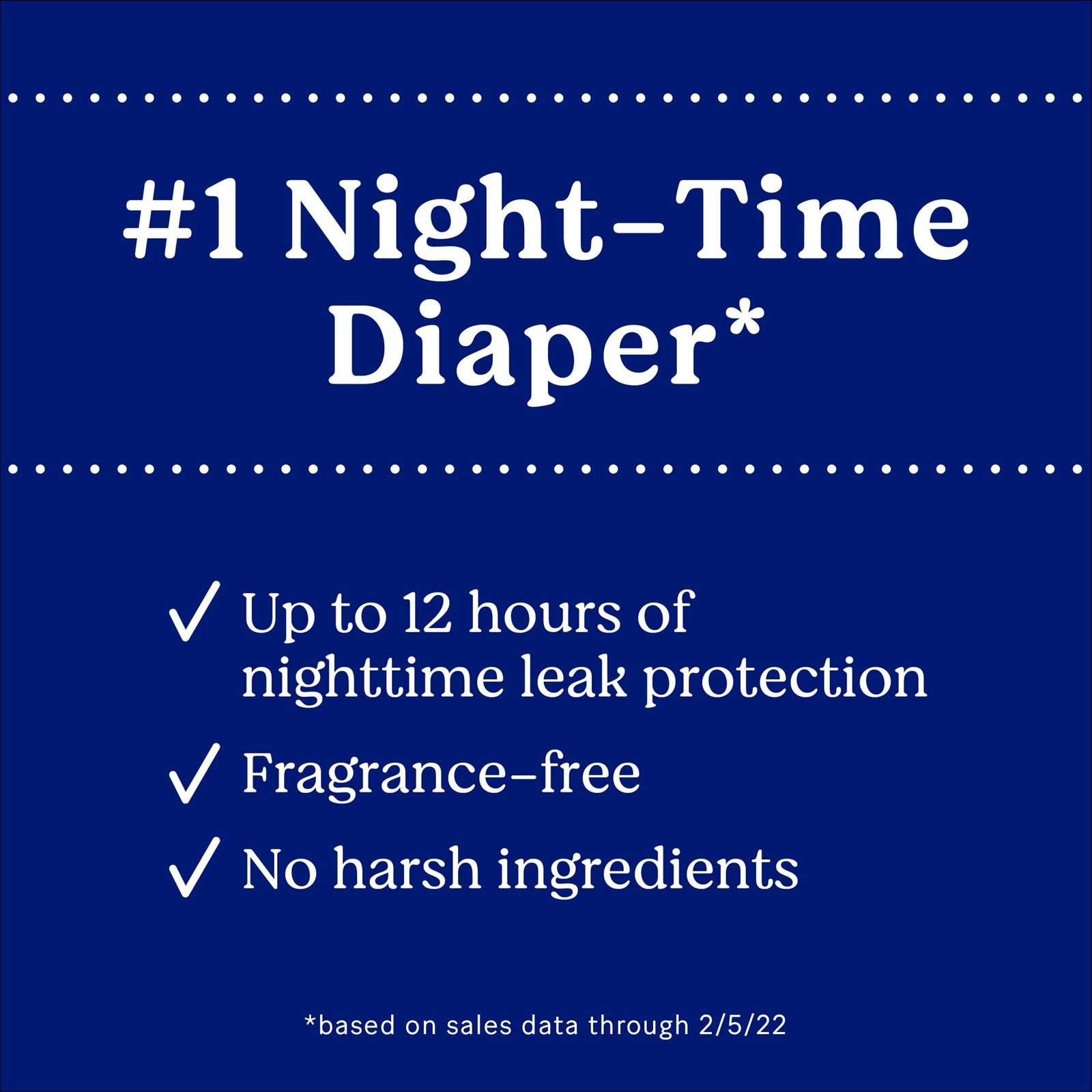 Overnites Nighttime Diapers, Size 4