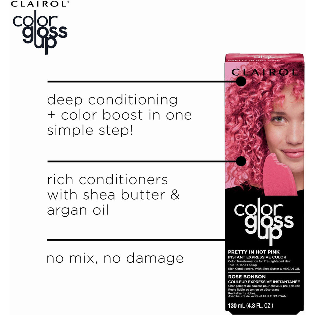 Color Gloss Up, Temporary Hair Dye, Hair Gloss Treatment at home