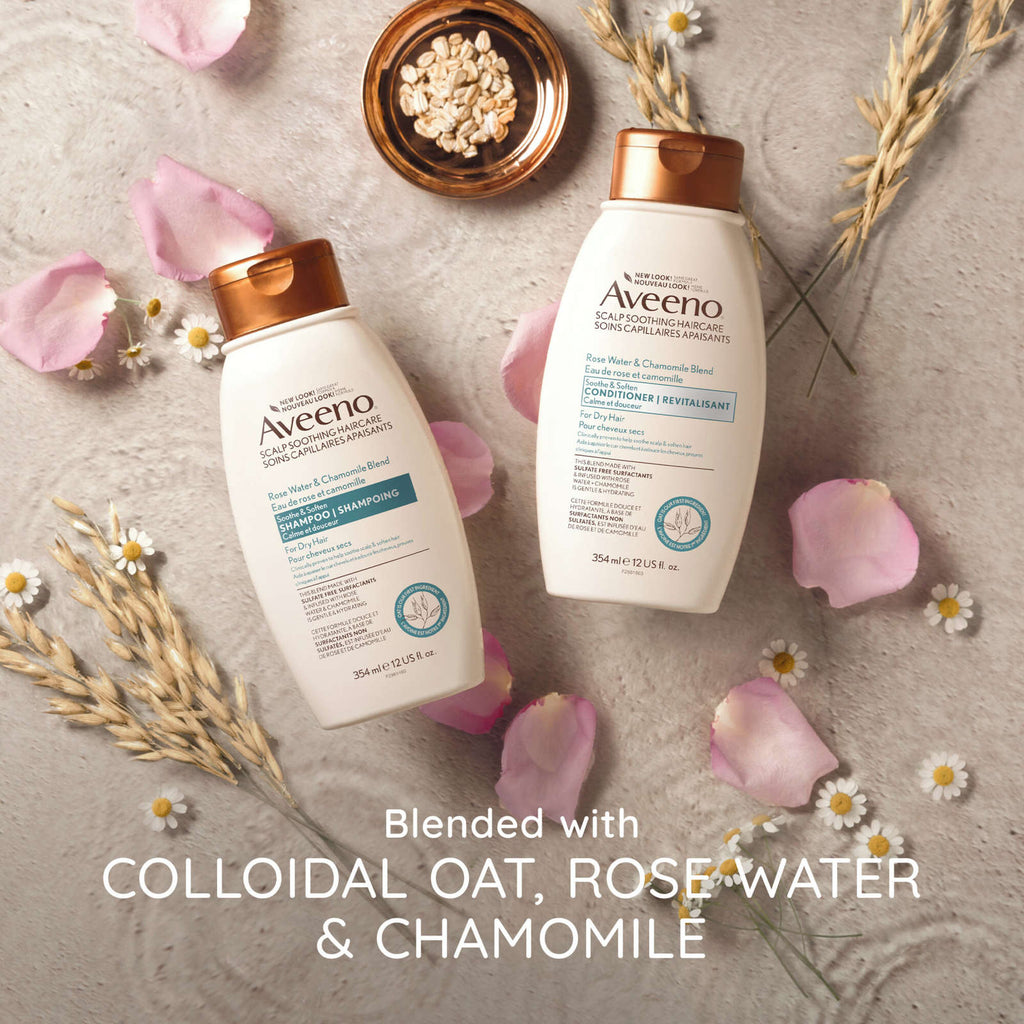 Rose Water and Chamomile Shampoo for Sensitive & Soft