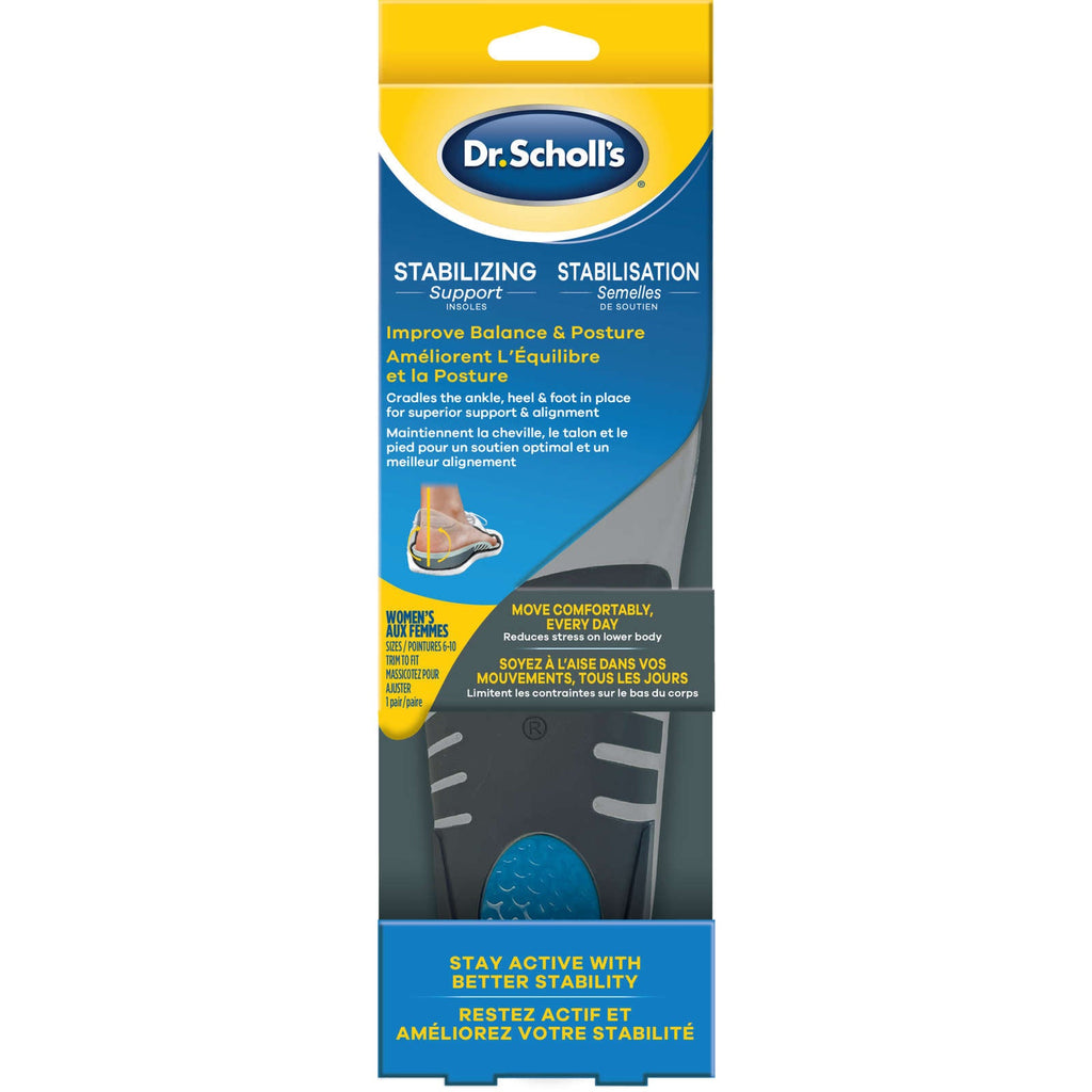 Dr. Scholl's Stabilizing Support Insoles, Women's, Sizes 6-10