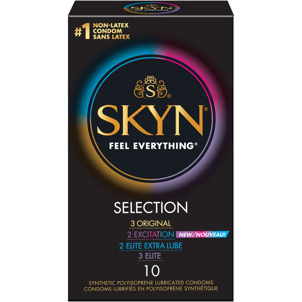 SKYN® Selection Original 10 Count Natural Latex free Lubricated Condoms