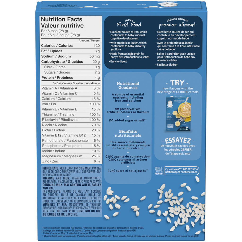 Stage 1 Rice Baby Cereal