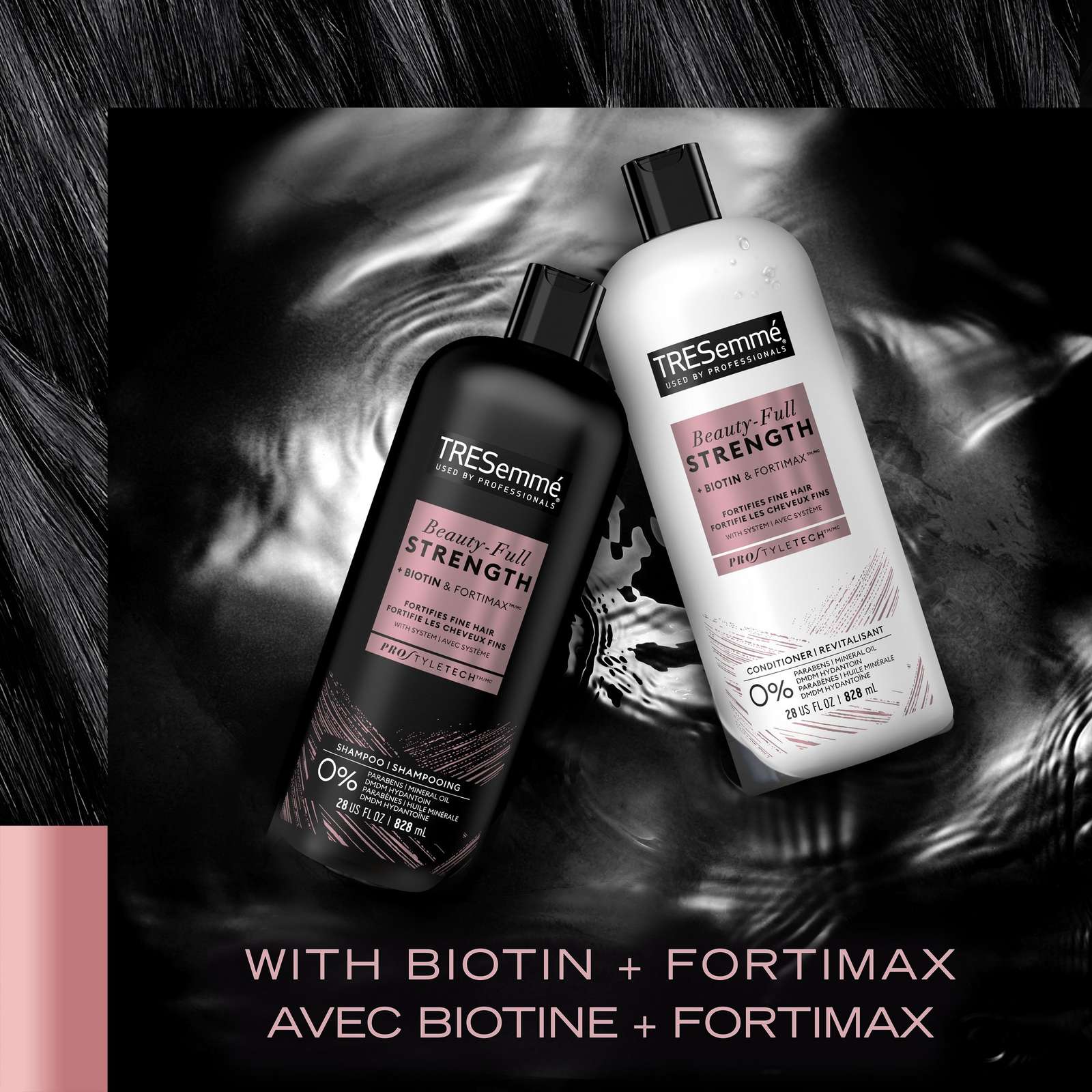Beauty-Full Strength Shampoo for fine hair + Biotin & Fortimax formulated with Pro Style Technology™