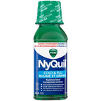 NyQuil Cold & Flu Nighttime Relief Liquid, Original, 236 mL