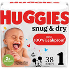Snug & Dry Baby Diapers, Size 1 (8-14 lbs)