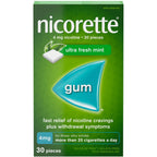 Nicotine Gum, 4 mg, Ice Mint Flavour