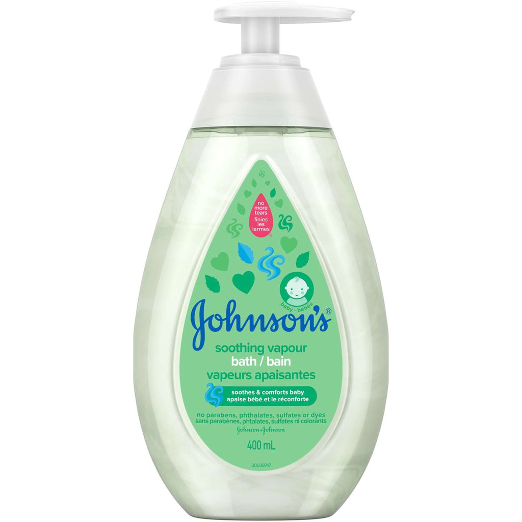 Johnson's Baby Vapor Bath, Soothing Baby Wash with Eucalyptus 400mL